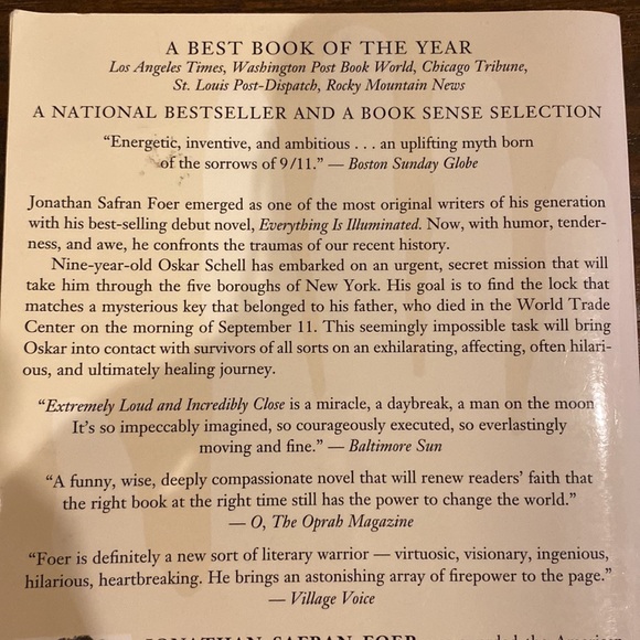 Extremely Loud And Incredibly Close: A Novel | Jonathan Safran Foer - Picture 3 of 3